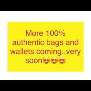 New bags and wallets coming up